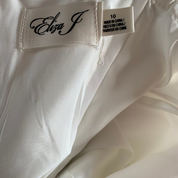 NWT Eliza J Floral Organza Gown - Picture 7 of 7